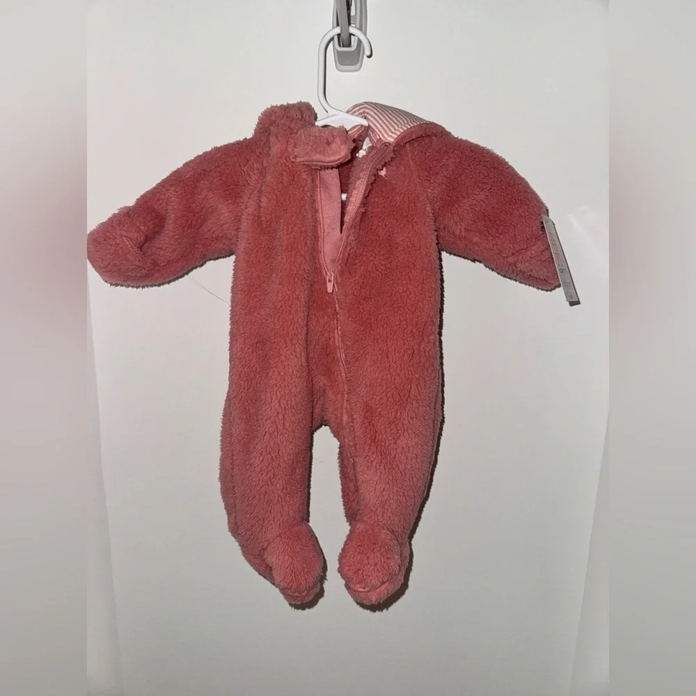 Carter's Soft Pink Fleece Footie