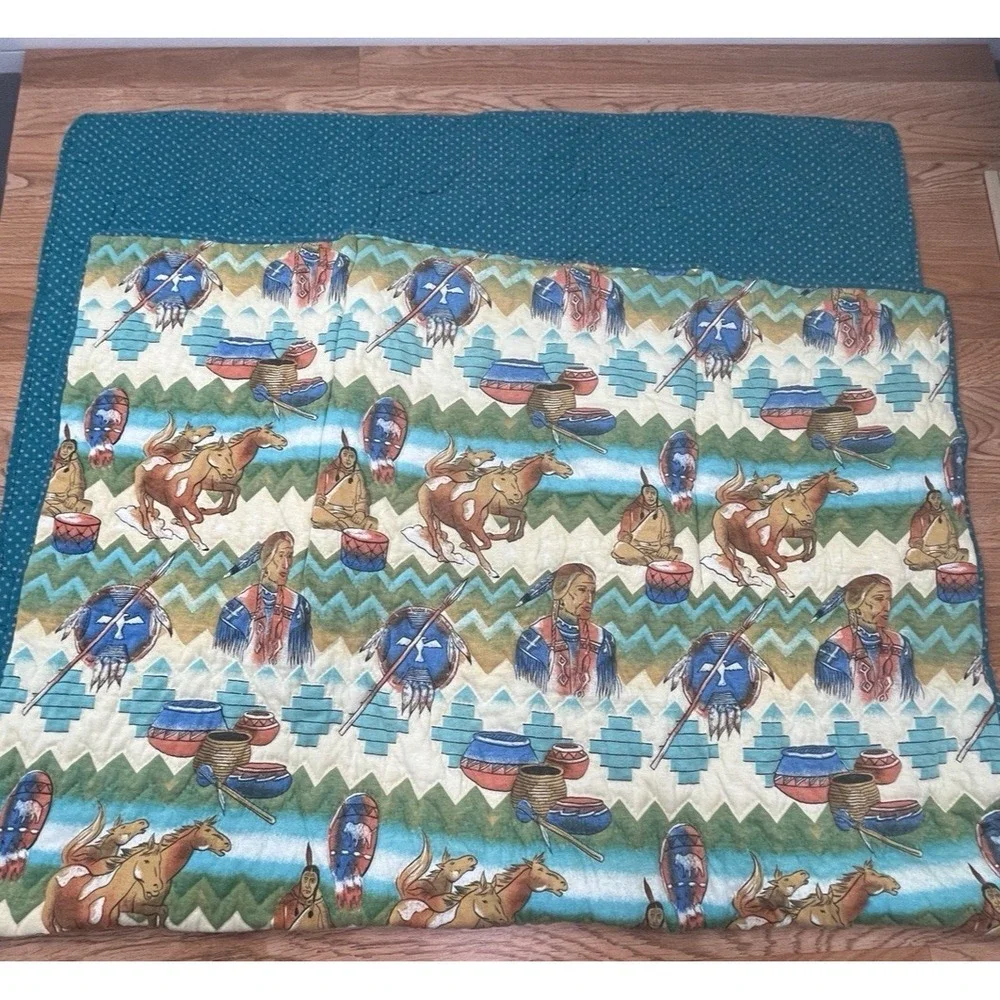 Handmade vintage quillow