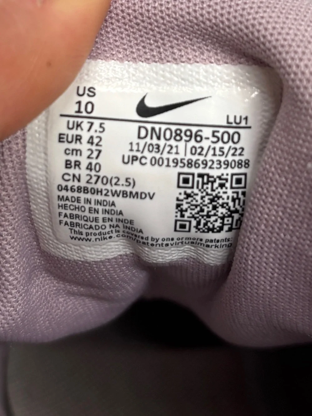 Nike Air Bella TR 3 Pink Black Training Shoes Women’s Size 10