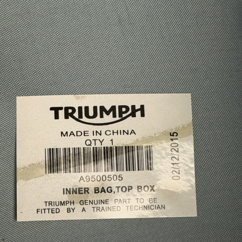 Triumph genuine motorcycle