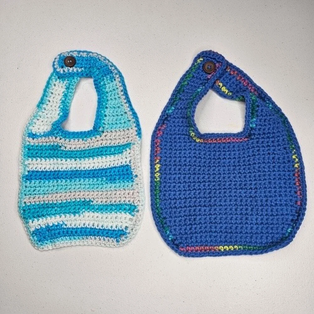 Handmade crochet bibs 6