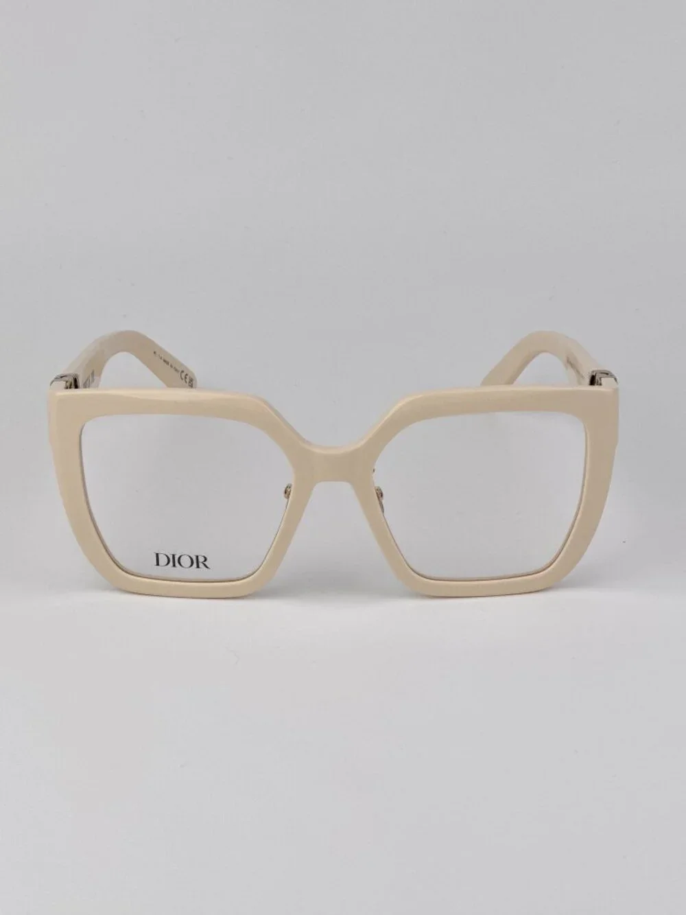 Dior 30MONTAIGNEO S1F Eyeglasses – Ivory Butterfly Square Frame 9500
