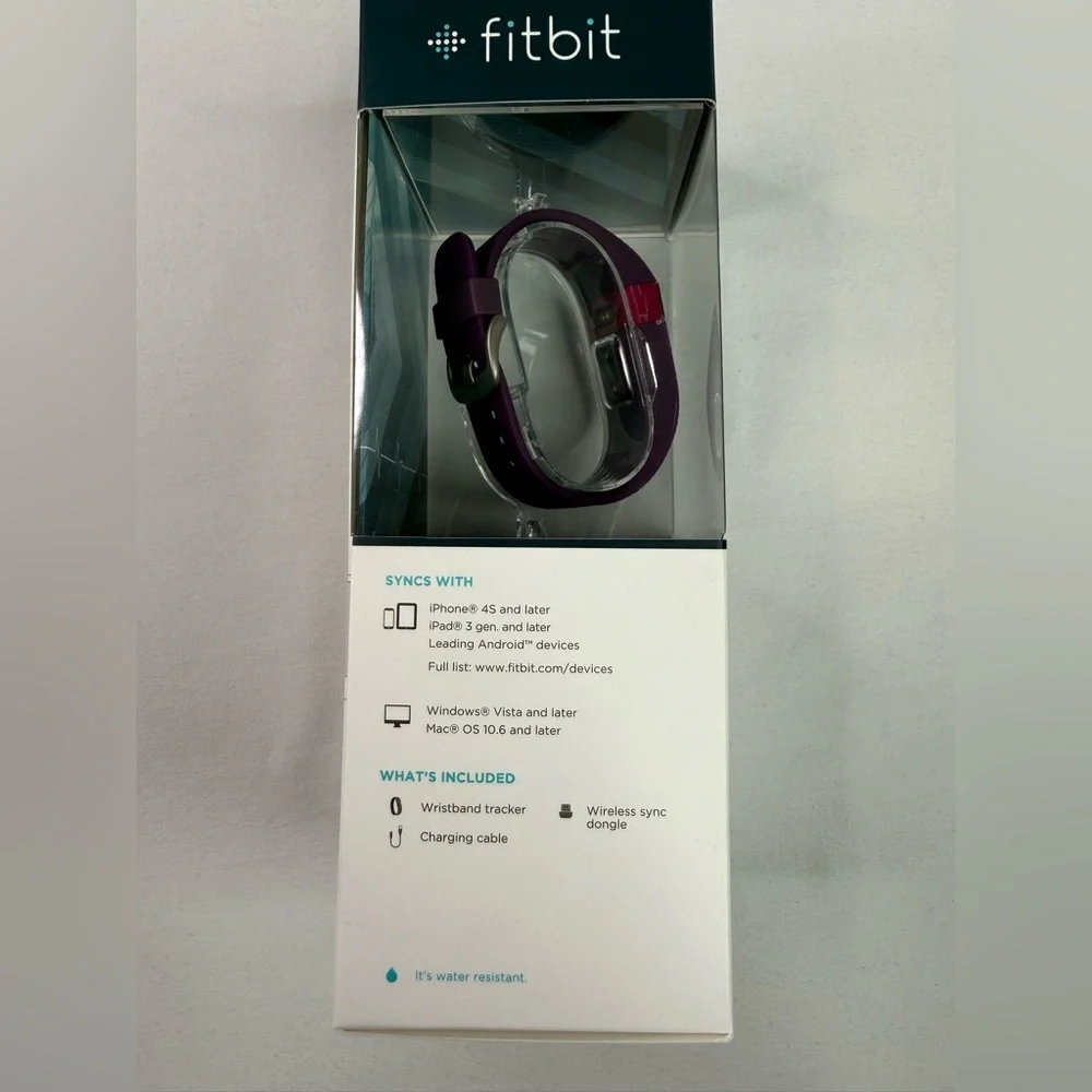 NIB Fitbit Charge HR Wireless Heart Rate Activity Tracker Wristband Plum