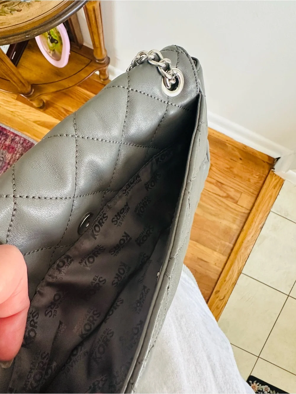 Michael Kors quilted leather