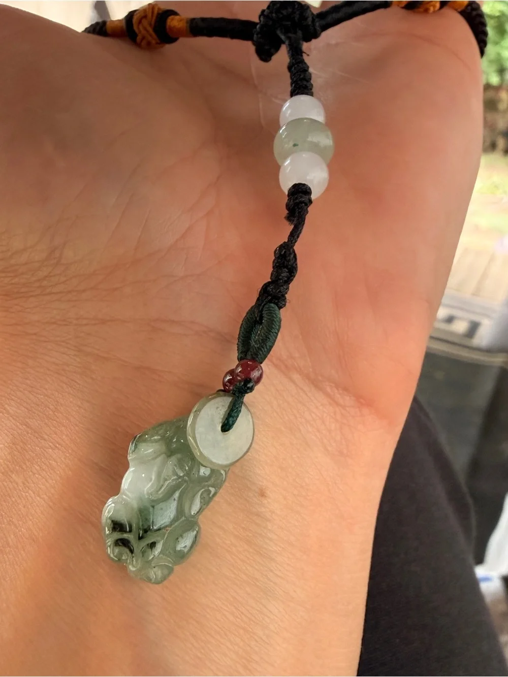 Jade elegantly carved