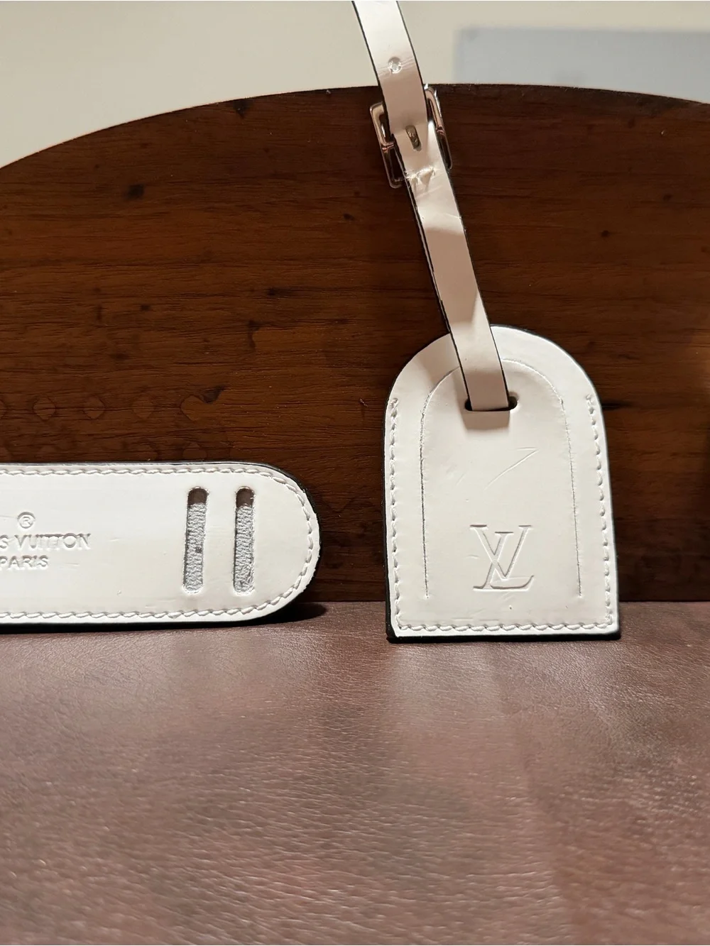 White Leather Bag Strap Replacement