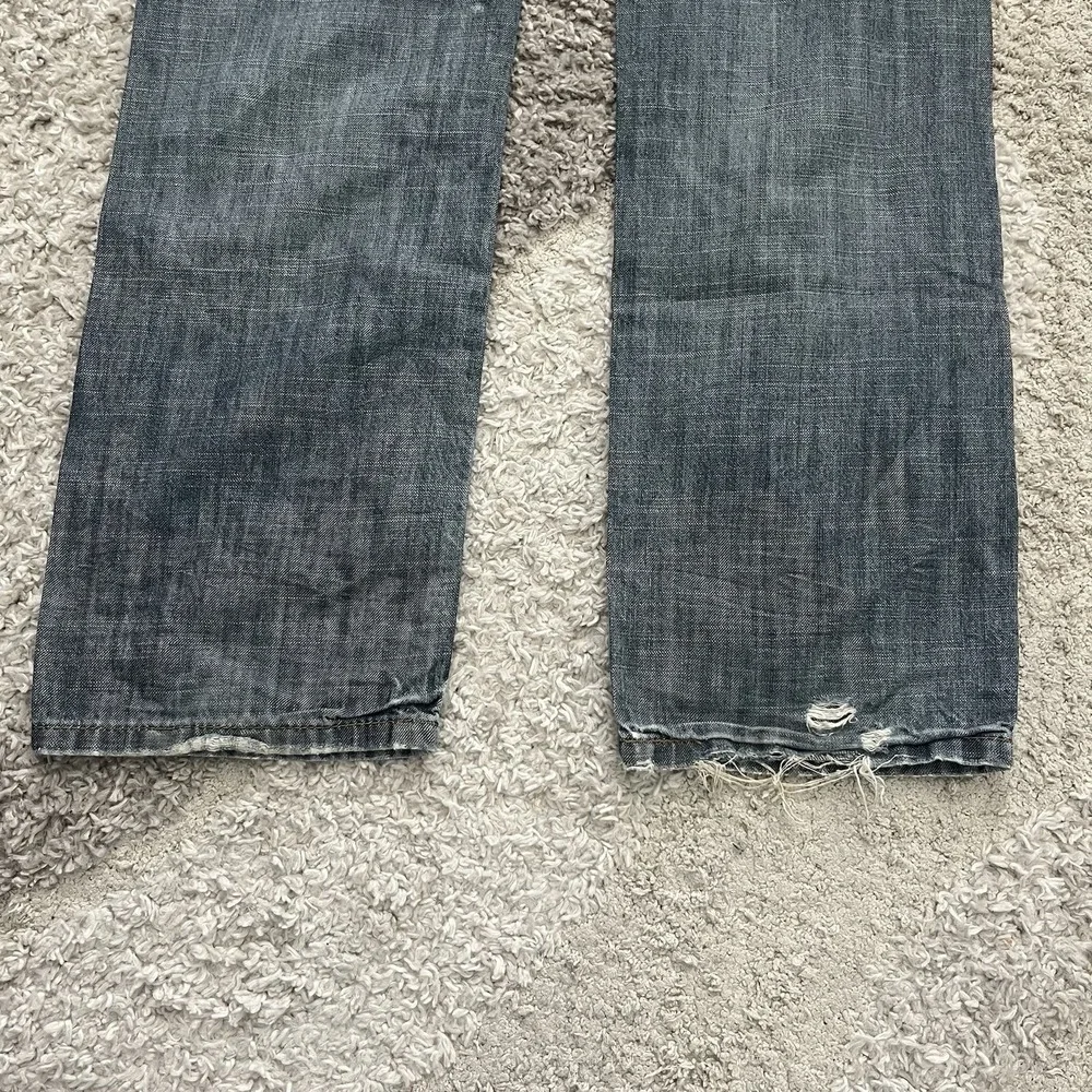 Levis 514 Jeans 30x32 Blue Straight Leg Slim‎ Fit Med Wash Distressed Grunge