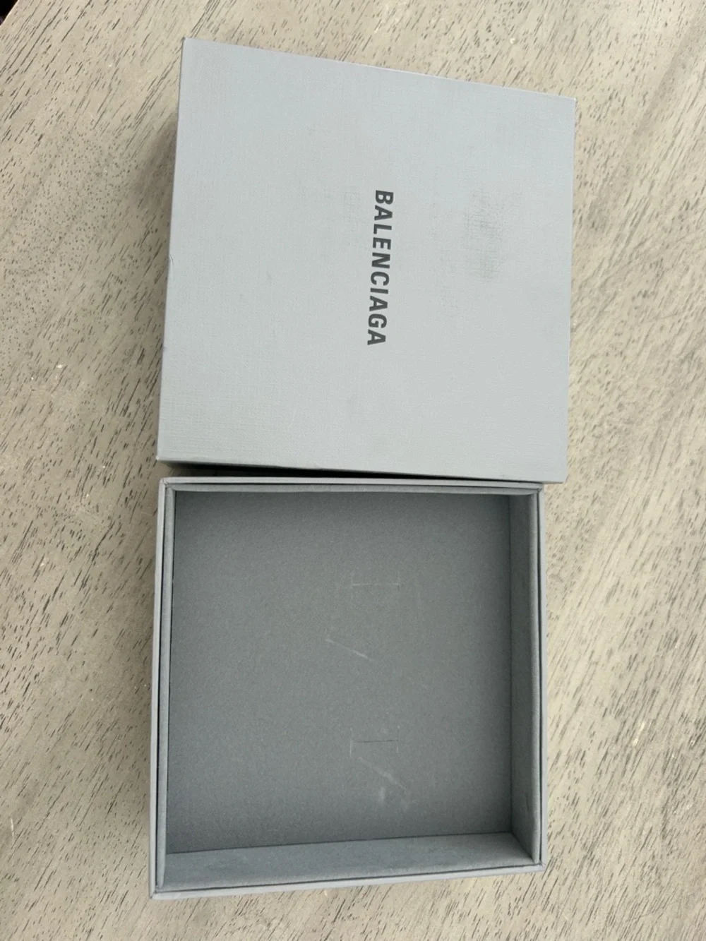Authentic Balenciaga Signature Grey Luxury Presentation Box‎ - Large Square