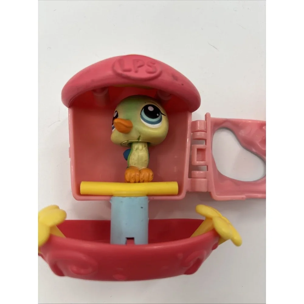 Littlest Pet Shop Portable Pets Hummingbird‎ House Bird Bath #208