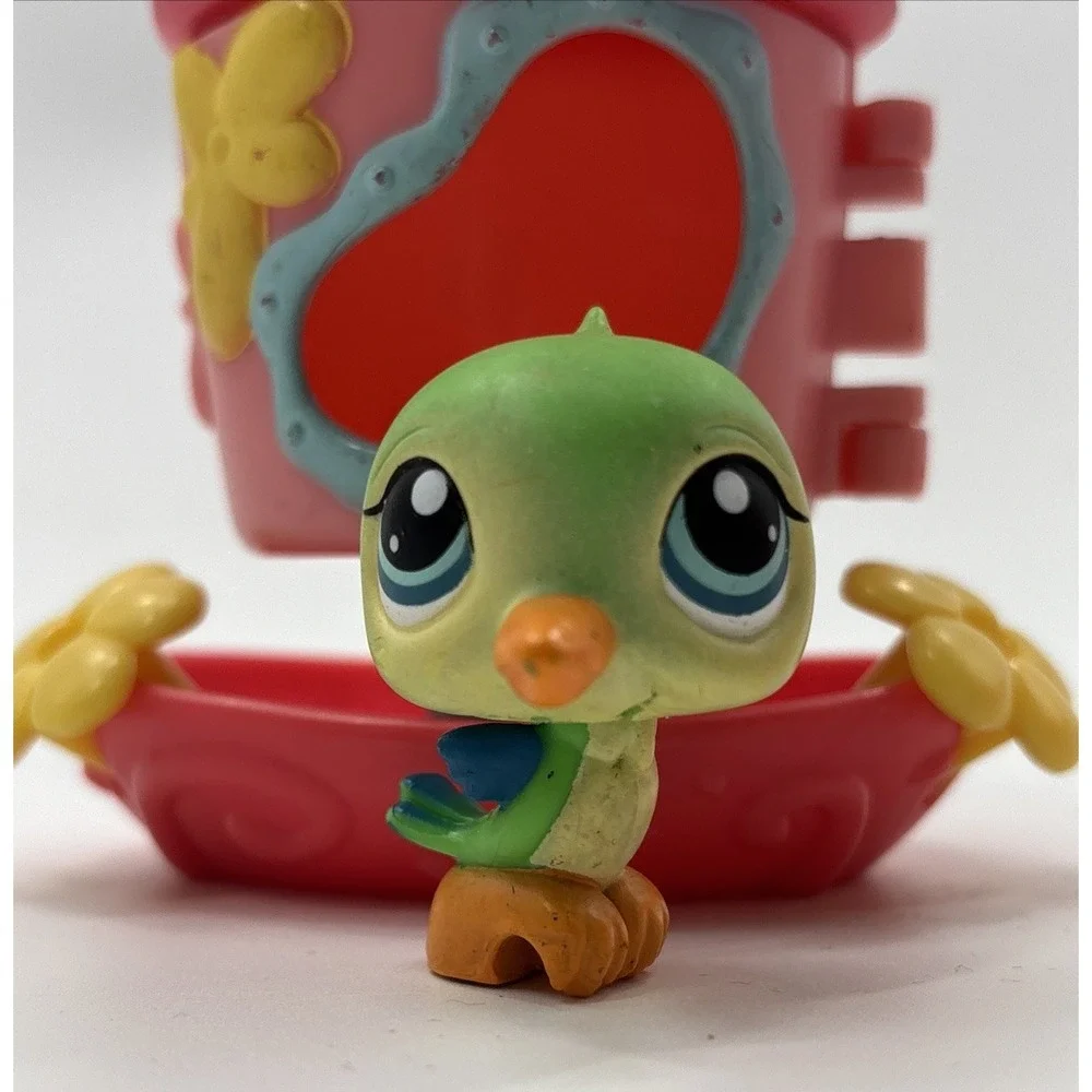 Littlest Pet Shop Portable Pets Hummingbird‎ House Bird Bath #208