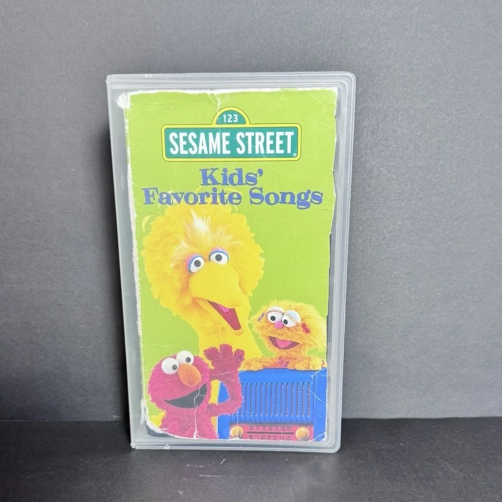 Sesame Street Kid's Favorite‎ Songs Sony Wonder VHS
