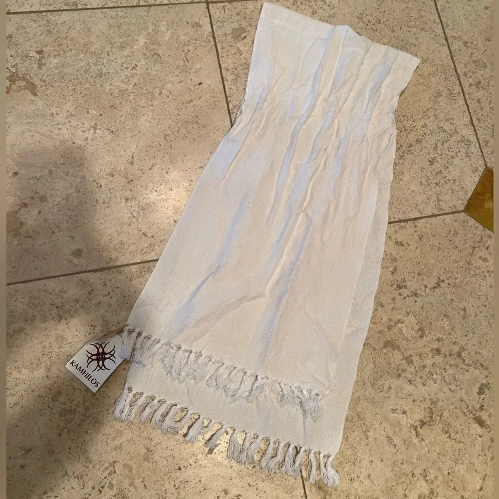 Beautiful Woven Scarf from Mexico with tassels