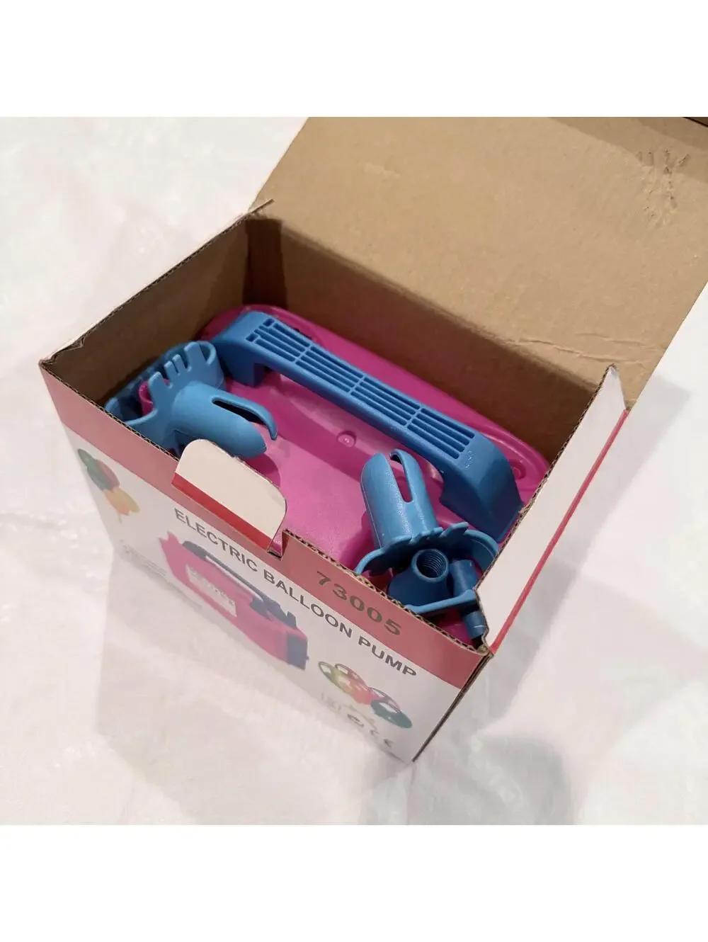 Electric Balloon Pump with Multiple Nozzle Attachments
