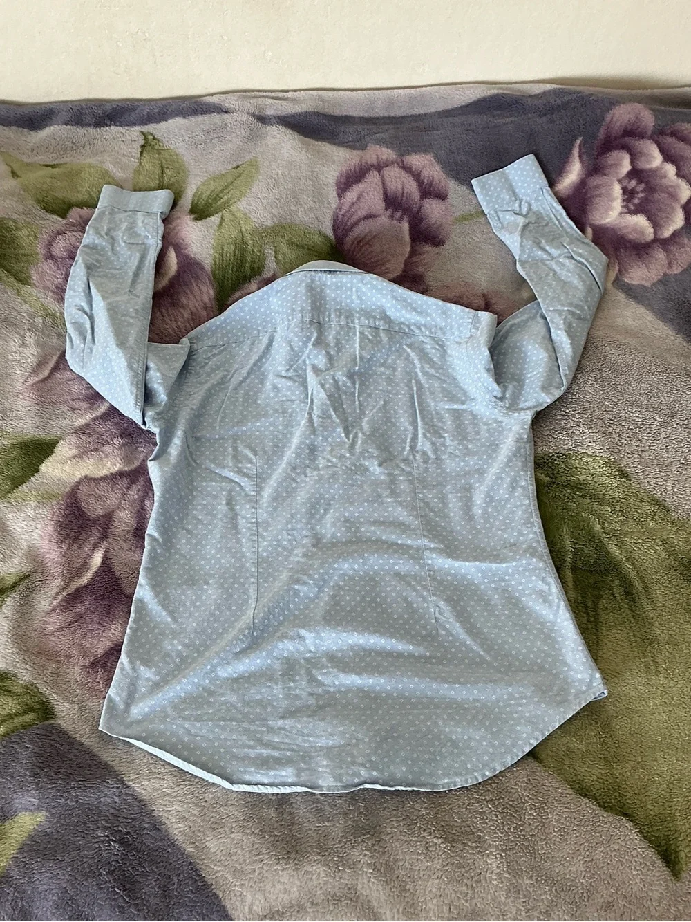 Zara Man Patch Elbow Button Down Shirt