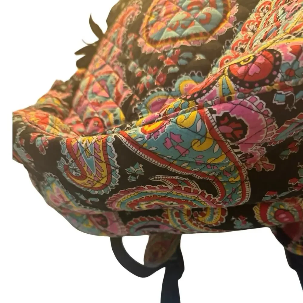 VERA BRADLEY Women's Large Campus Backpack French Paisley PINK School Work Artsy