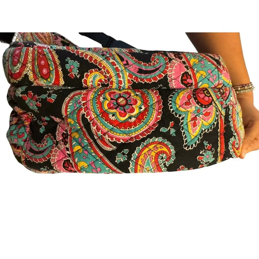 VERA BRADLEY Women's Large Campus Backpack French Paisley PINK School Work Artsy