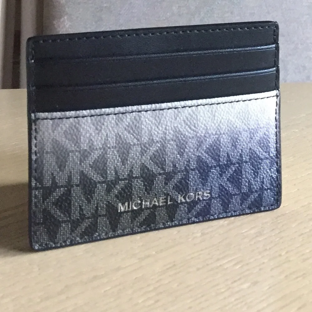Michael Kors Cooper Black Multi Card Holder Case