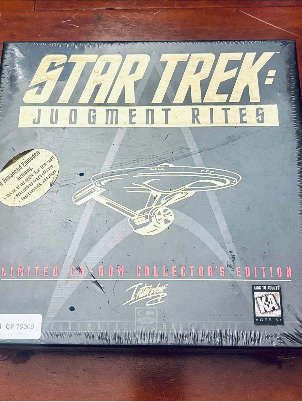 NIB Star Trek: Judgment Rites Limited CD-ROM Collector’s Edition PC Game
