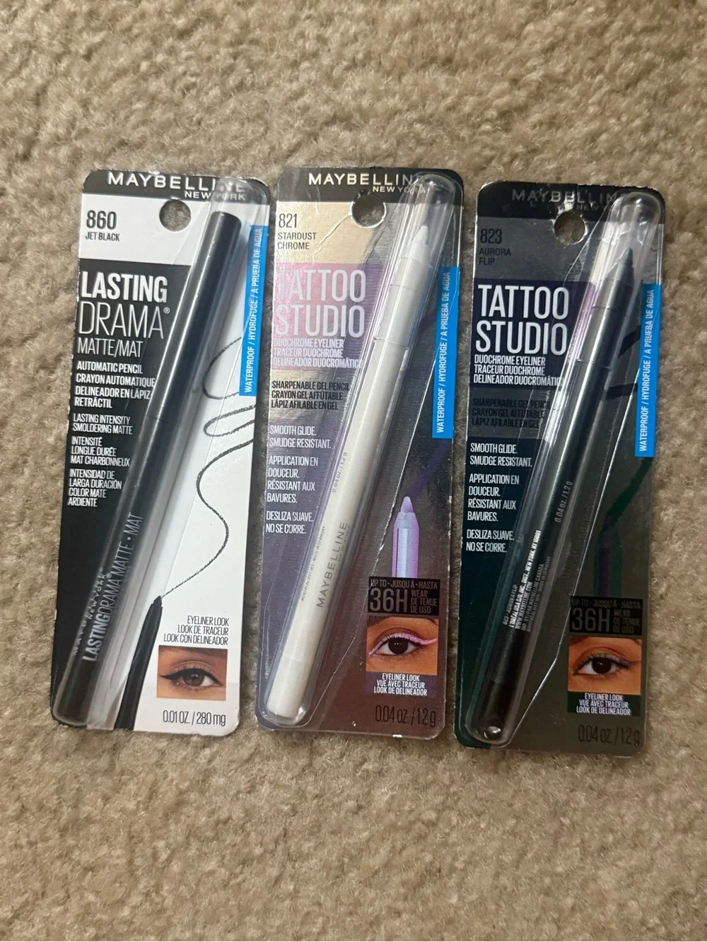 Maybelline New York Tattoo Studio Eyeliner Bundle