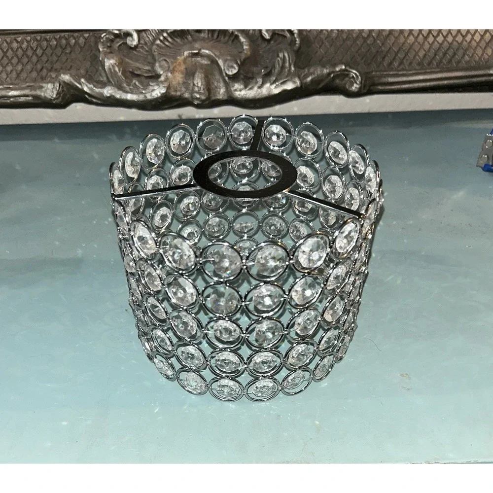 Shade Frame  Plastic Beaded 4.5 Inches‎