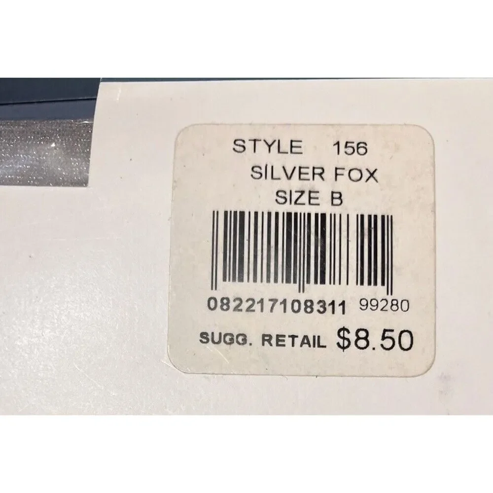 Givenchy Control Top Pantyhose Size B 156 Silver Fox Shimmery Lycra Sheer‎ New