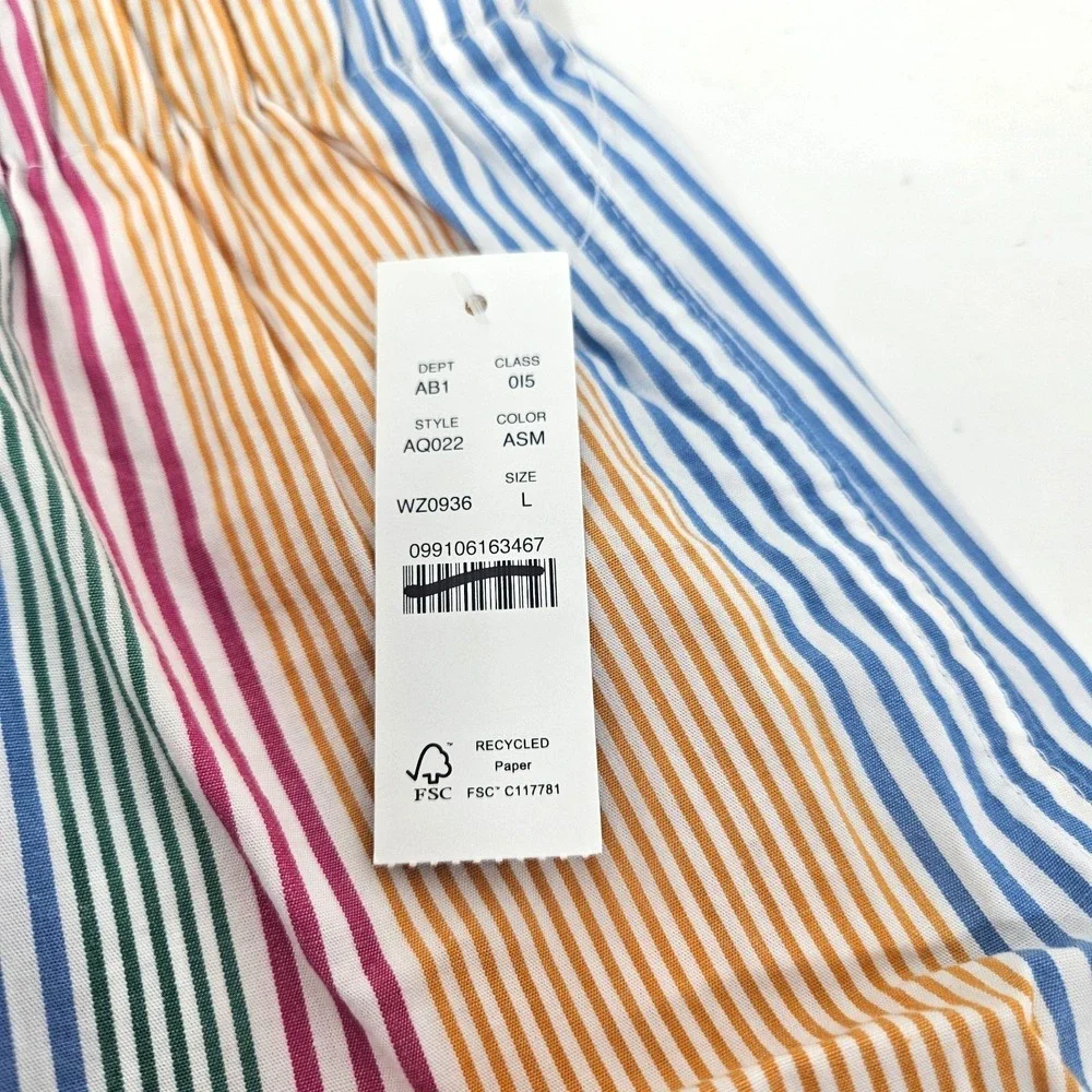 J.Crew Men's Patterned Boxer Shorts Size Large AQ022