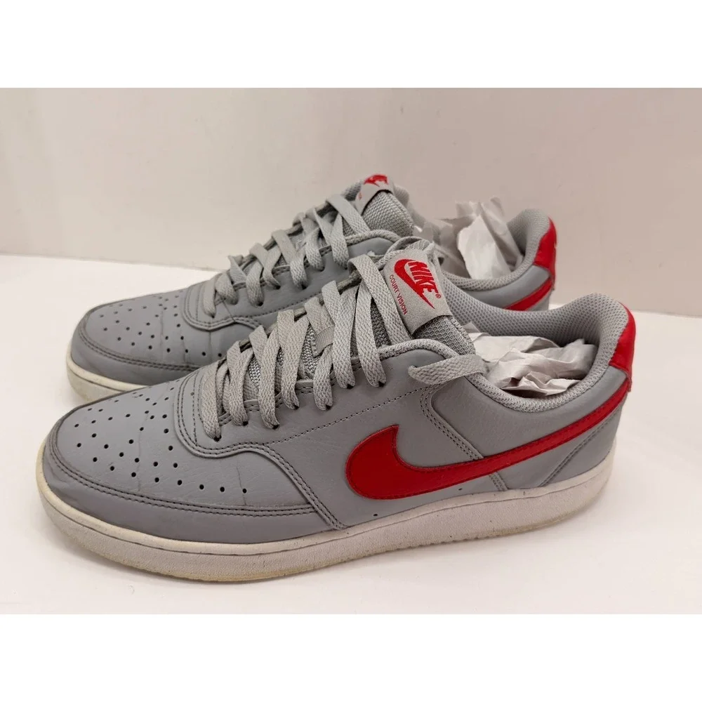 Nike Court Vision Low Shoes Mens Size 10 Basketball DH2987-004 Swoosh Sneakers
