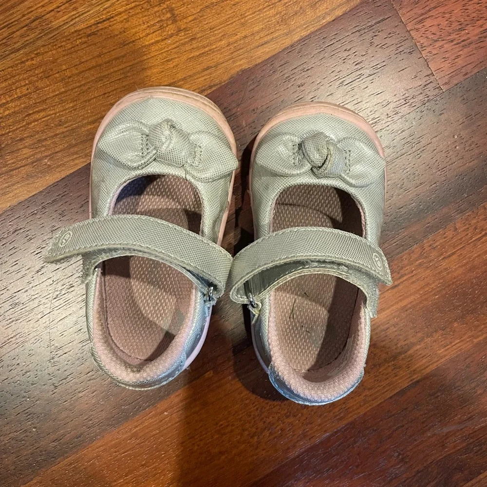 [Stride Rite] Baby Girl’s Infant Lily Mary Jane Flat - Size 3M