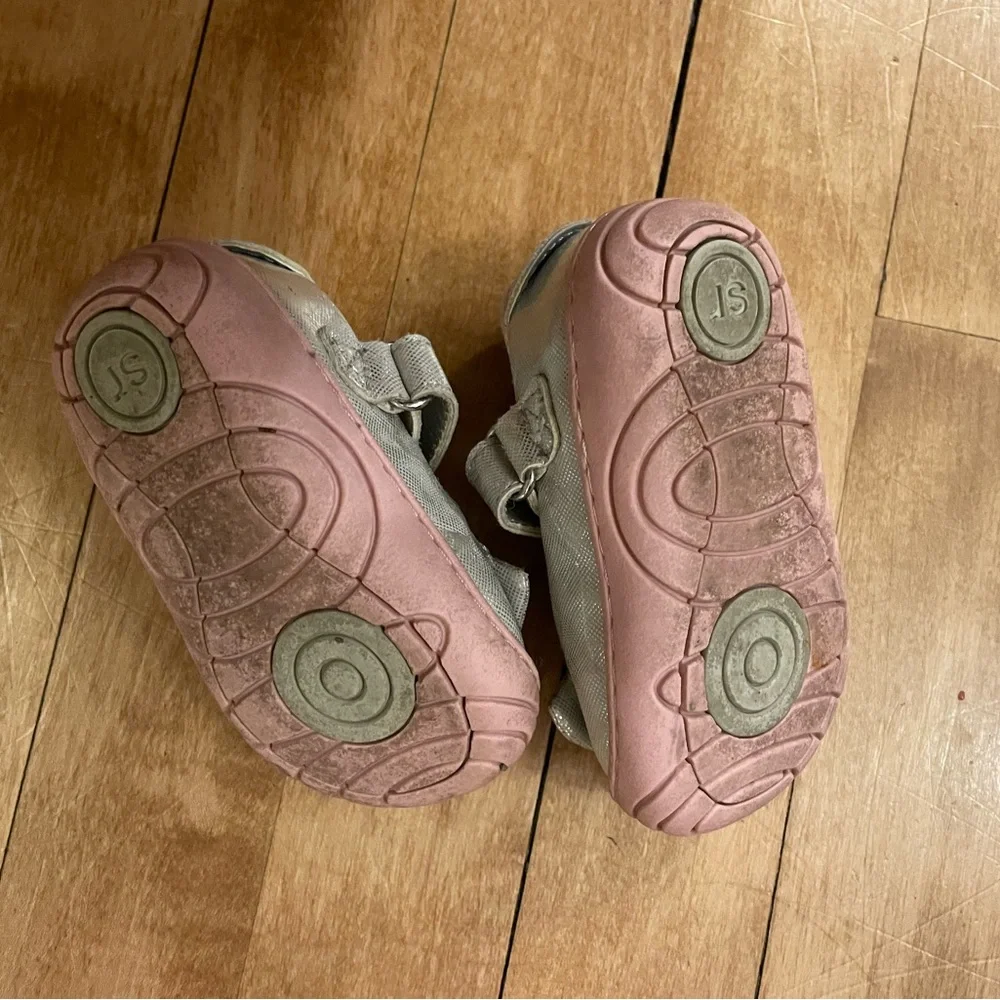 [Stride Rite] Baby Girl’s Infant Lily Mary Jane Flat - Size 3M