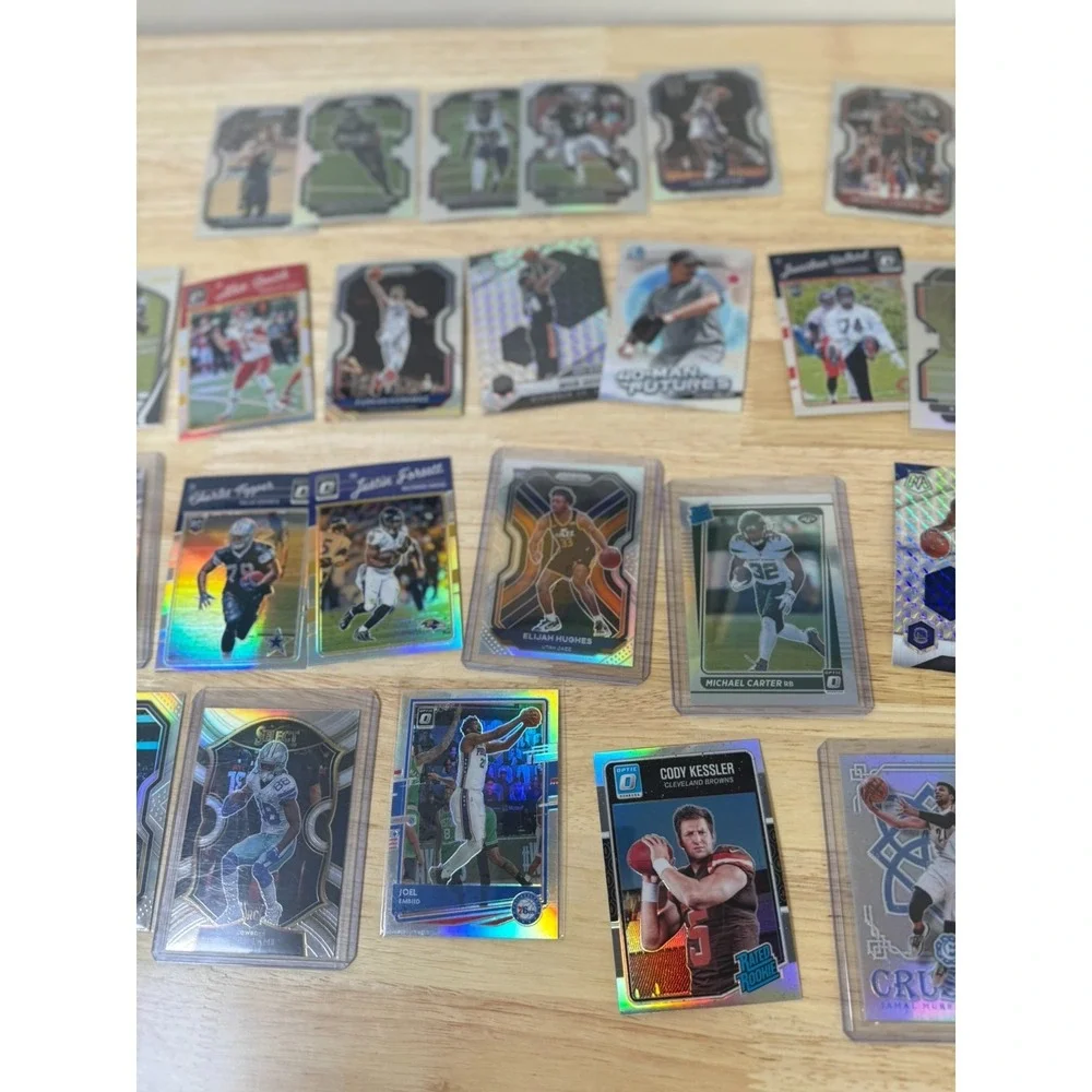 Sports Card Lot (200+ Cards) - Low End Cards Rookies Silvers SP Numbered READ