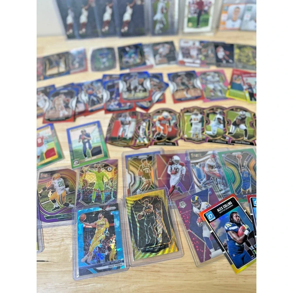 Sports Card Lot (200+ Cards) - Low End Cards Rookies Silvers SP Numbered READ