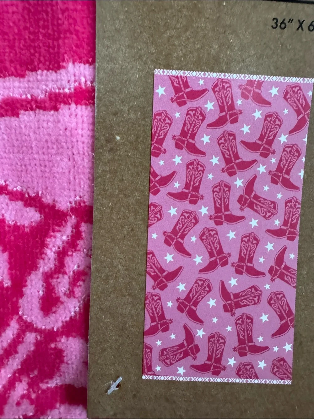 Wrangler pink boot branding