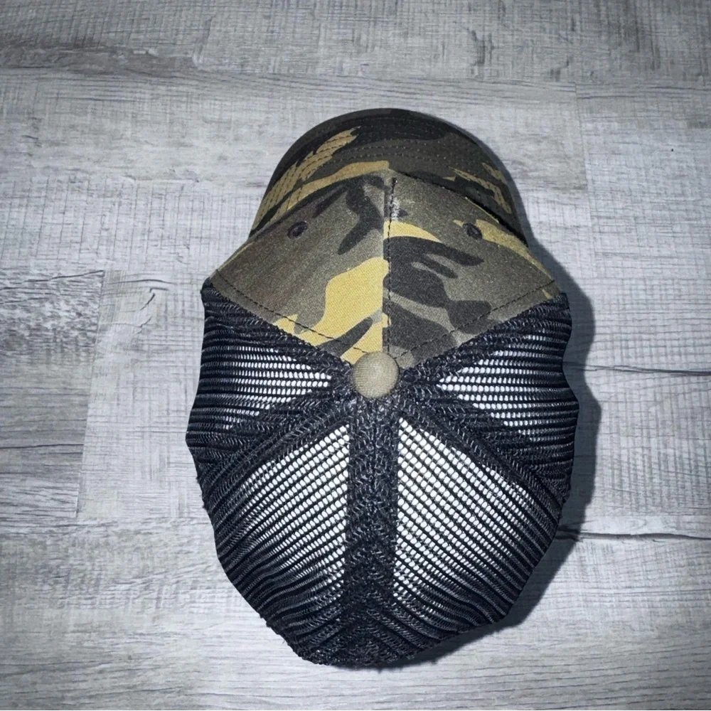 Camouflage American Flag Snapback Trucker Hat Cap- Ugly Stuff Supply Brand Camo