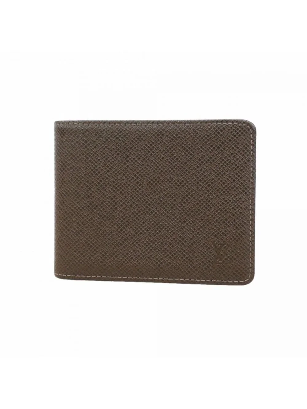 Louis Vuitton Billfold Taiga Portobier 6 Cult Cles Grizzly Wallet