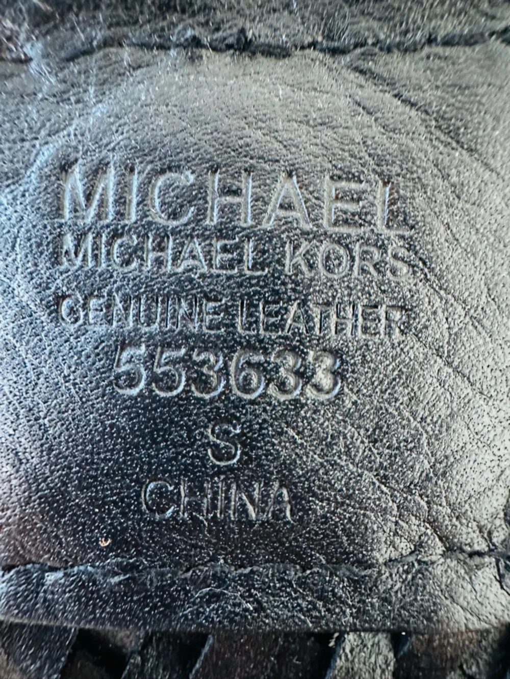 Michael Kors logo woven