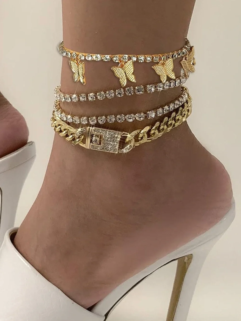 Anthropologie gold tone