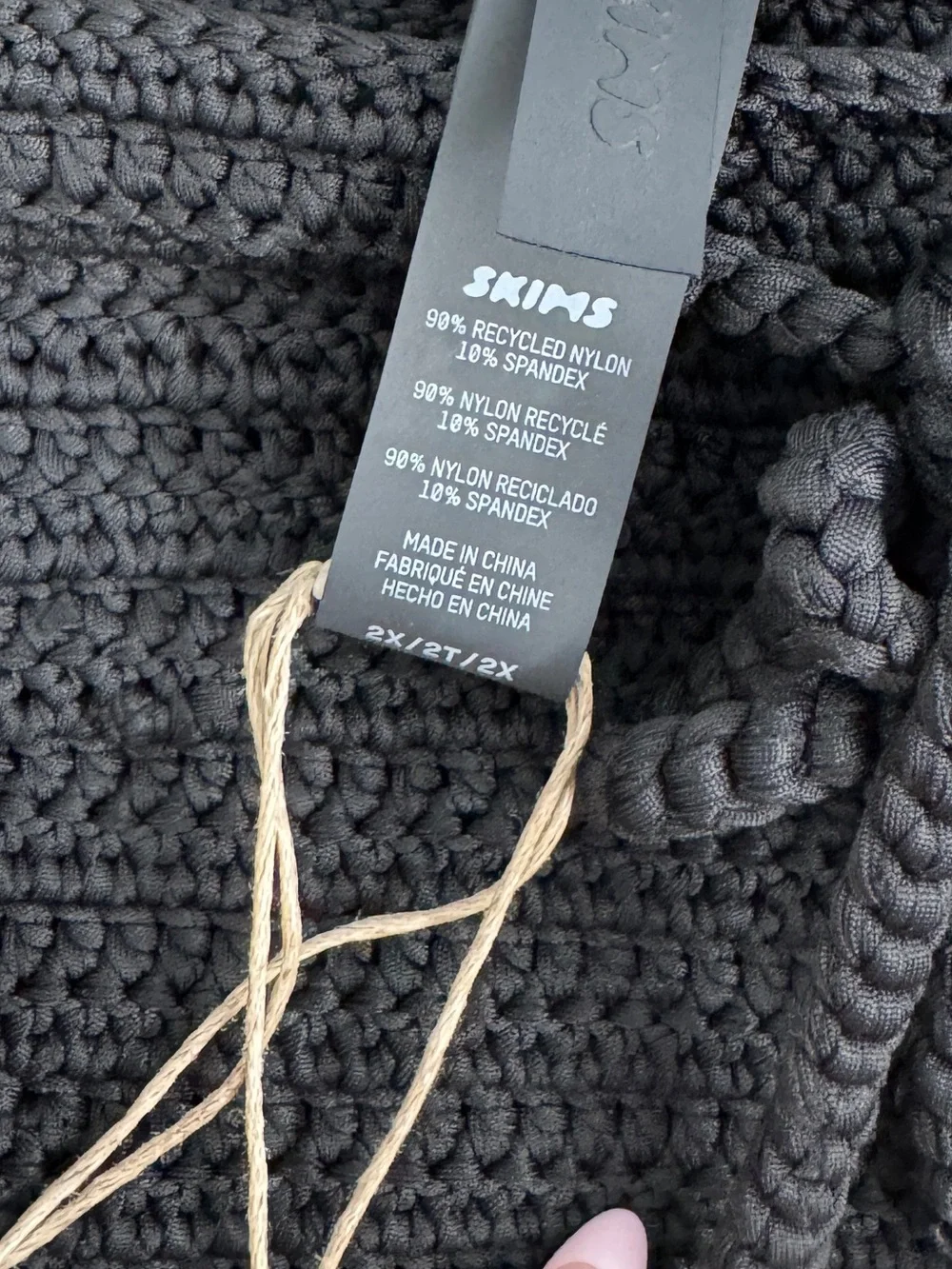 SKIMS crochet mini