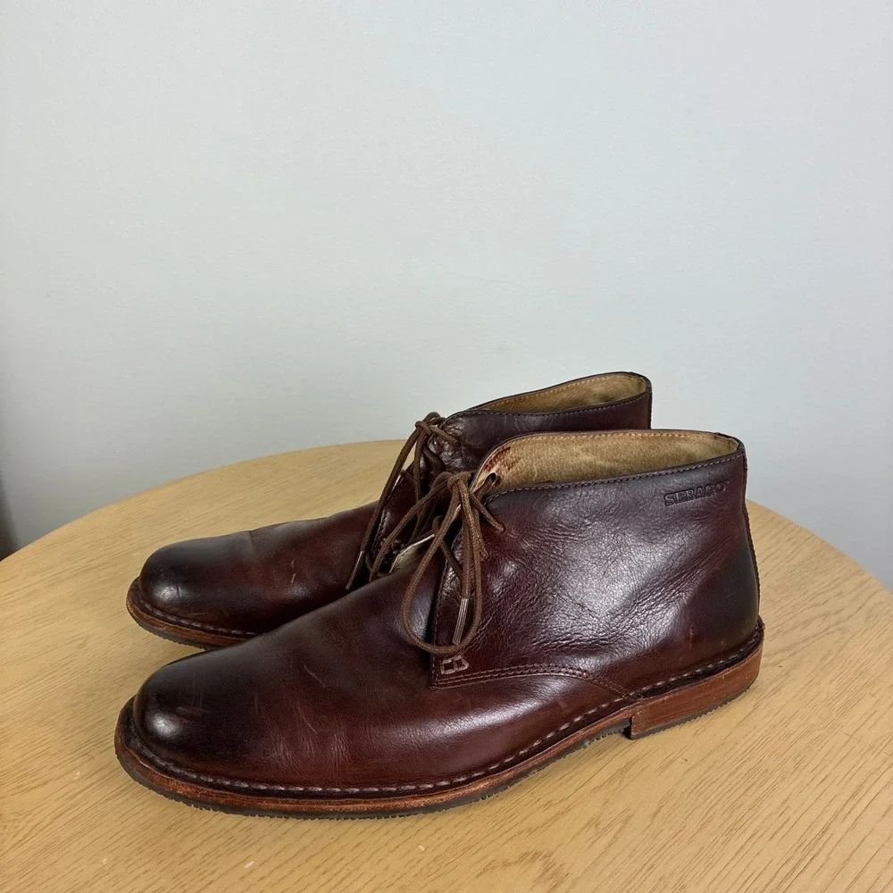Sebago Tremont Leather Chukka Boots Mens 9.5 Comfort Business Casual Office