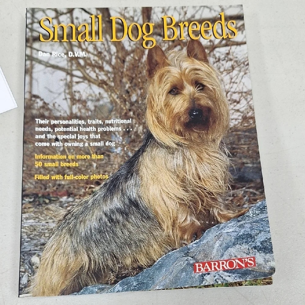 Small Dog Breeds Guide - Brown and Gray Cover