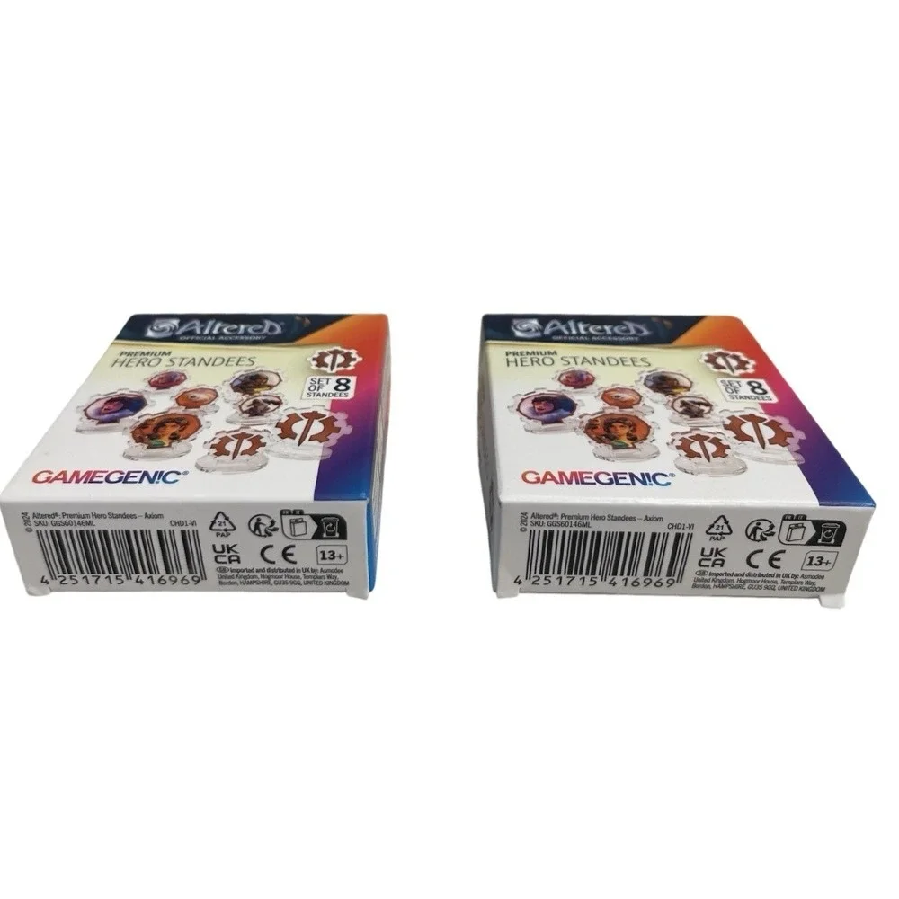 Altered TCG Gamegenic Premium Hero Standees Axiom Faction Set of 8 x2 Packs NEW