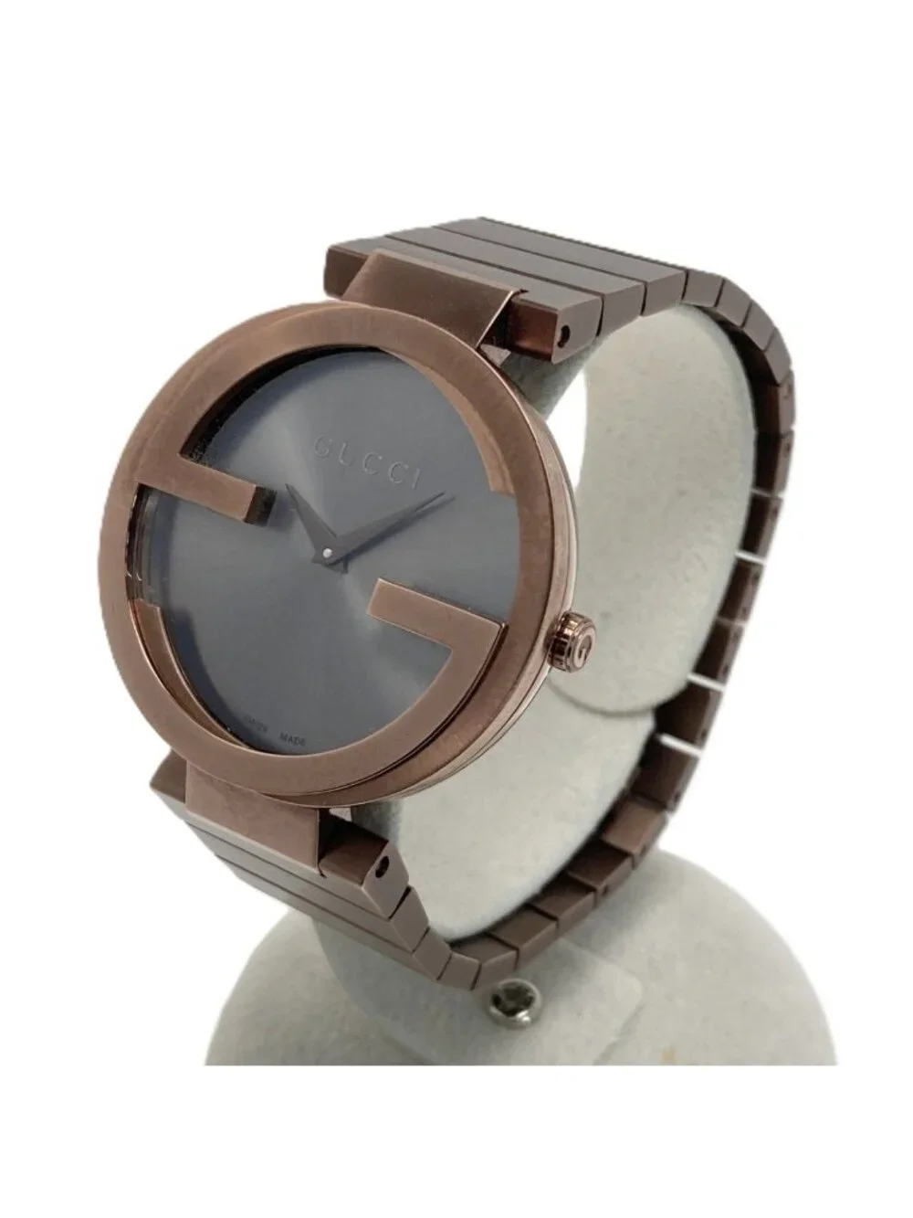 Gucci Interlocking 133.3 Gray Quartz Watch Box Instruction Manual