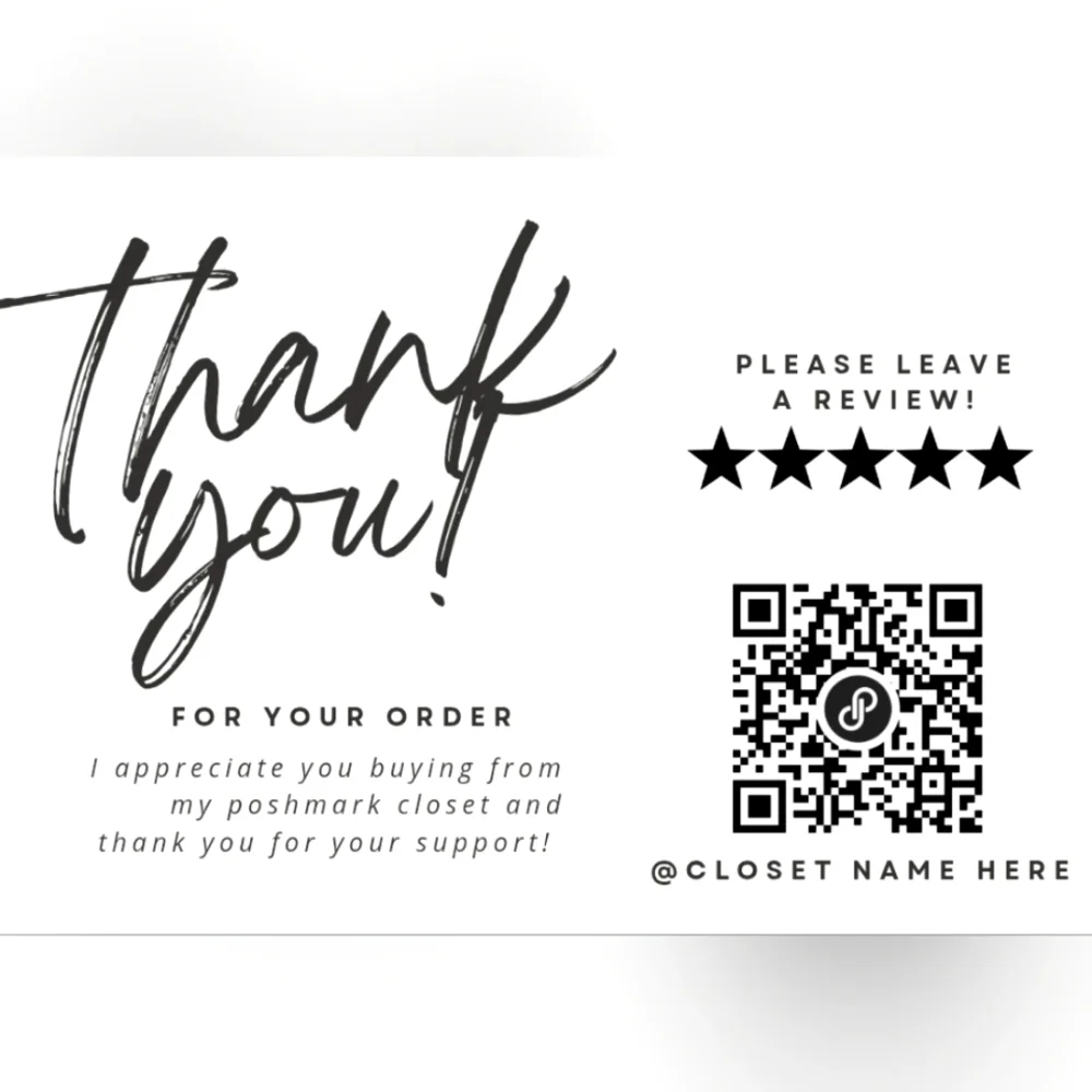 50 Custom Thank You Label Packages 4x6! Review Version