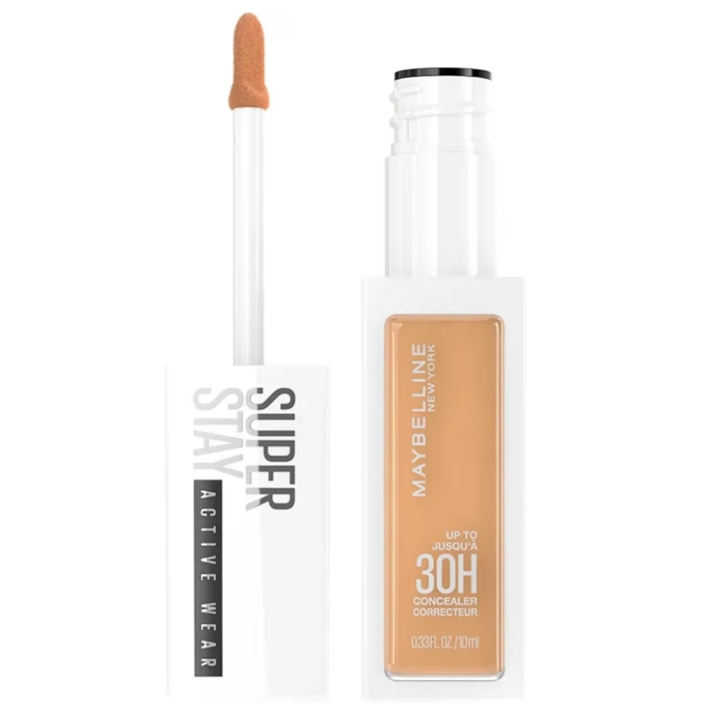 4 x Maybelline Super Stay Active Wear Liquid Concealer, Up to 30hr Wear, 30