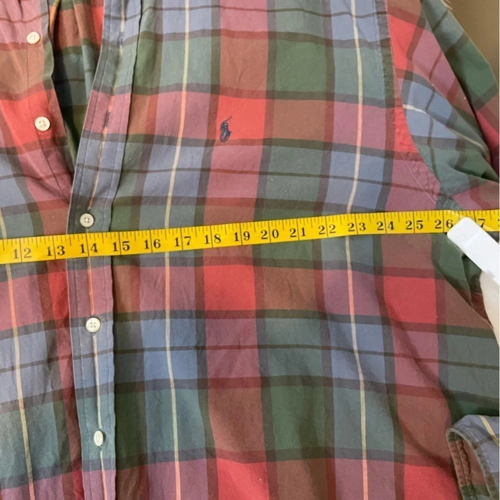 Polo Ralph Lauren Cotton Plaid Button Down XXL