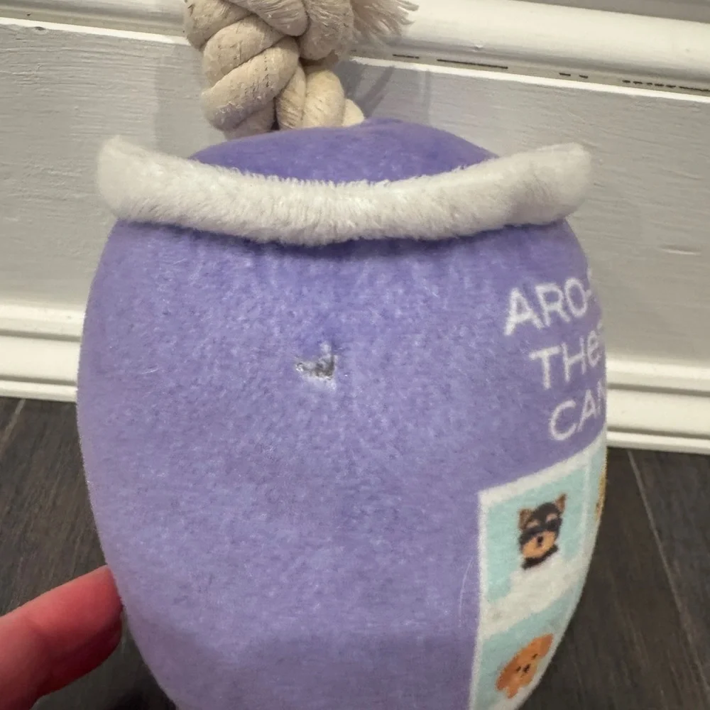 Barkbox Aro-mutt Therapy Candle Dog Pet Plush Toy - Purple