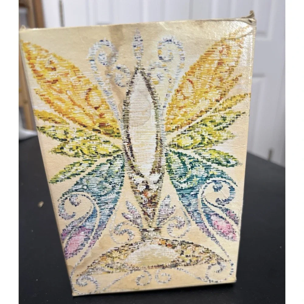 Vintage Avon‎ Cologne Crystalique Sonnet Fragrance Collectible Butterfly Partial