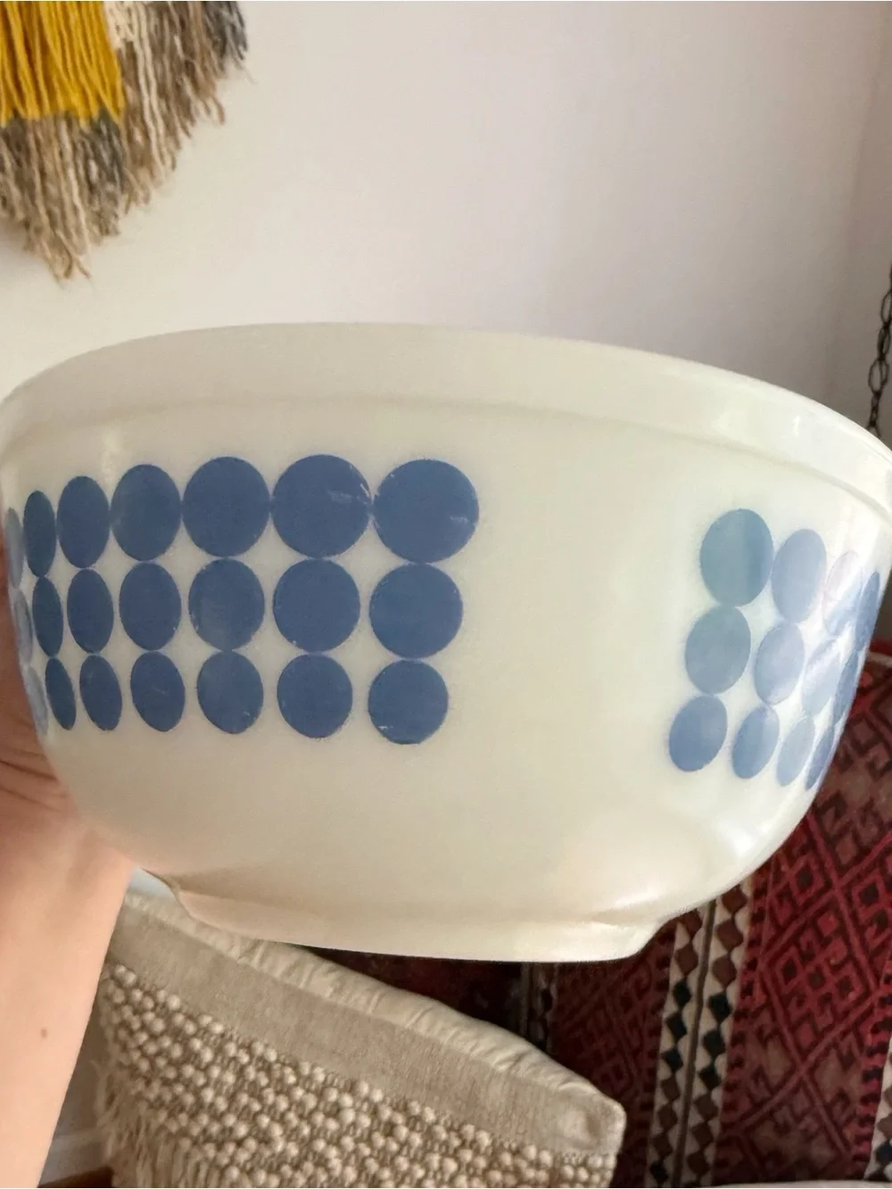 Pyrex vintage blue