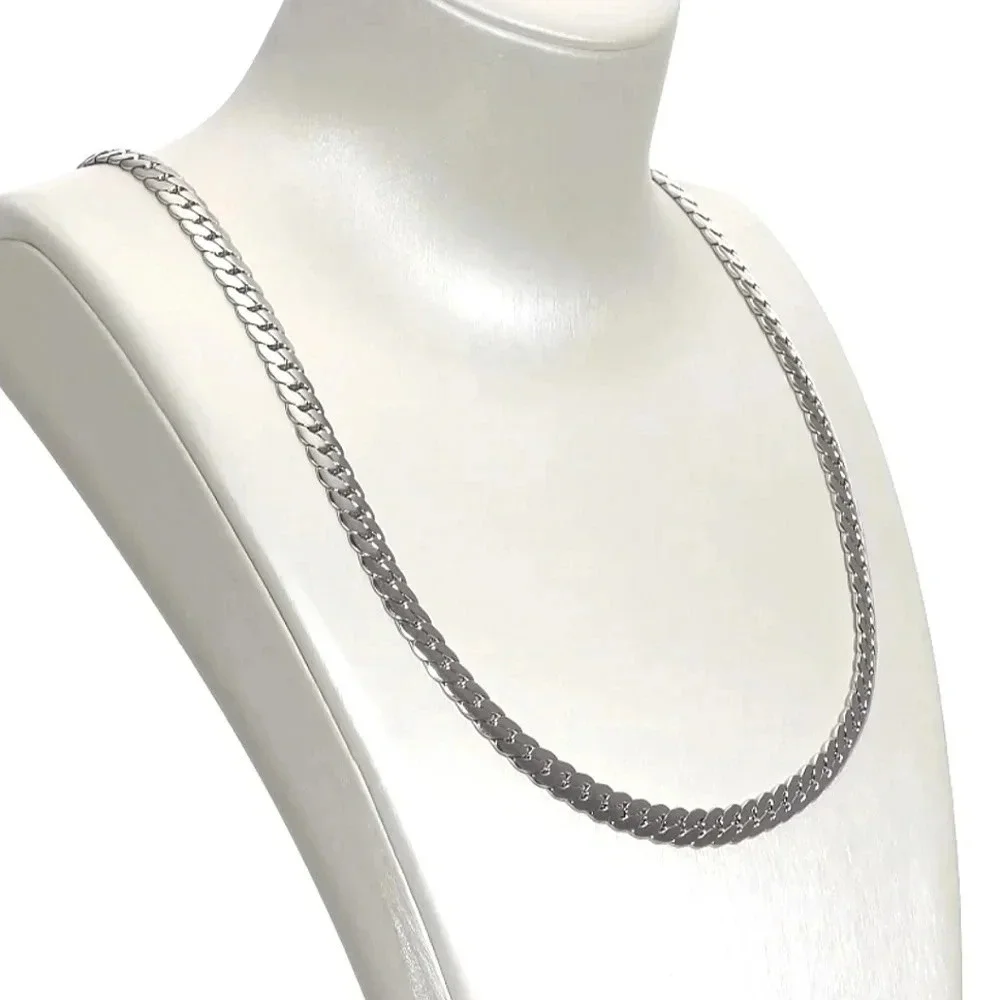 Herringbone Chain Necklace In 316 Stainless Steel 24