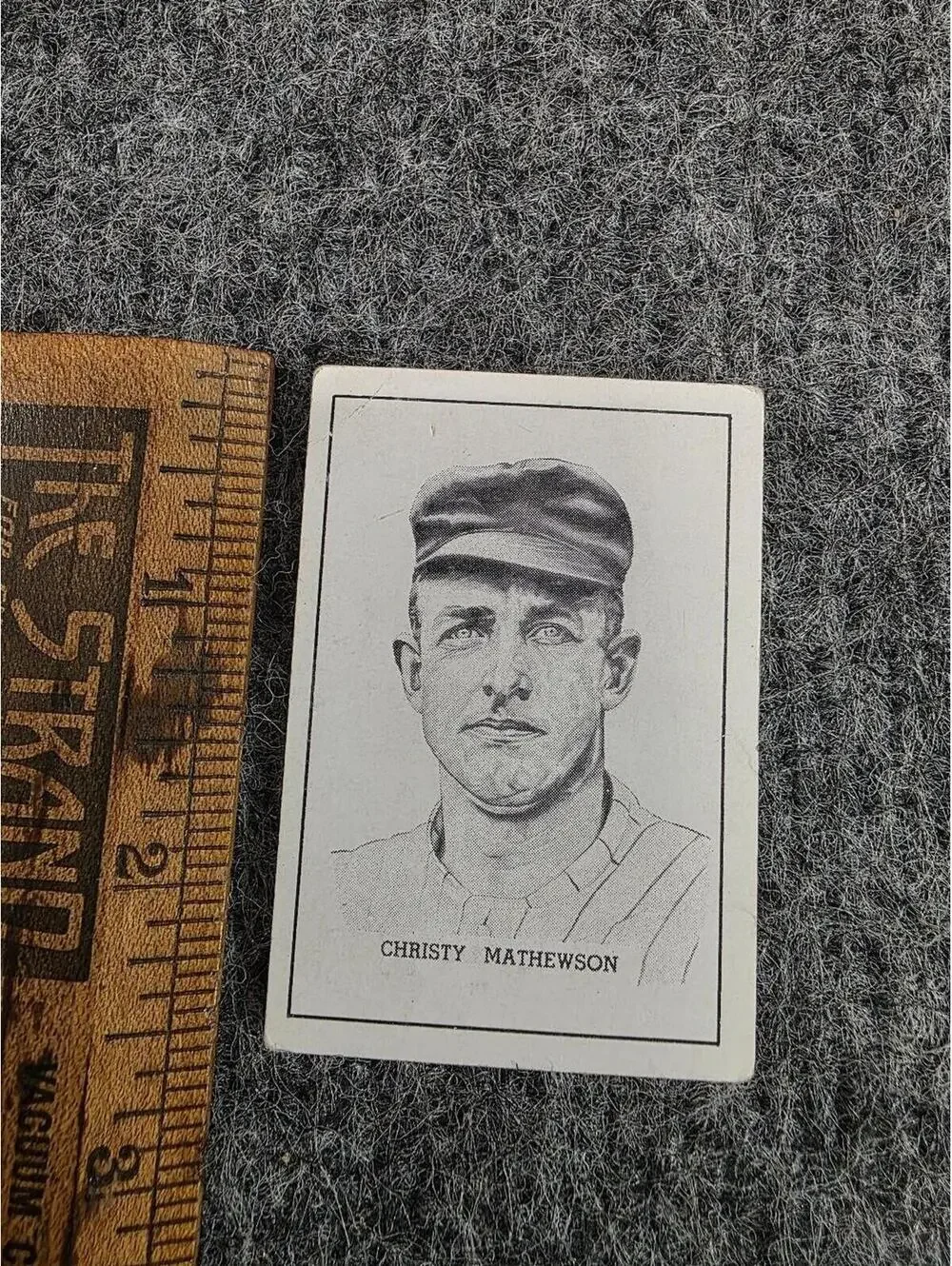 Christy Mathewson 1950 E.C. Calahan Baseball Hall of Fame Card