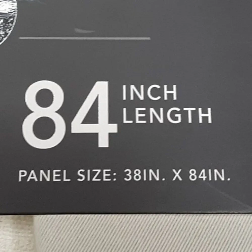 Celestial 2 Panels Room Darkening 4in1 Technology Off White Curtains